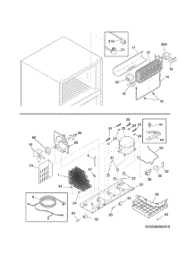 System parts for Kenmore Refrigerator 253.60082411 (25360082411, 253 60082411) from AppliancePartsPros.com