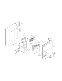 Ice Maker Parts parts for Kenmore Refrigerator 795.79993510 (79579993510, 795 79993510) from AppliancePartsPros.com