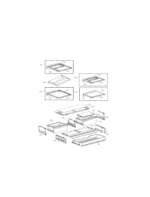 Refrigerator Parts parts for Kenmore Refrigerator 795.79993510 (79579993510, 795 79993510) from AppliancePartsPros.com