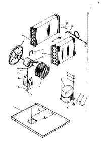 Refrigeration System & Air Handling parts for Kenmore Heat Pump System 253.64900 (25364900, 253 64900) from AppliancePartsPros.com