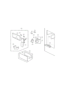 Dispenser Parts parts for Kenmore Refrigerator 795.70329312 (79570329312, 795 70329312) from AppliancePartsPros.com