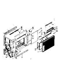 Cabinet Parts parts for Kenmore Heat Pump System 106.69680 (10669680, 106 69680) from AppliancePartsPros.com