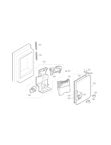 Ice Maker Parts parts for Kenmore Refrigerator 795.70323312 (79570323312, 795 70323312) from AppliancePartsPros.com