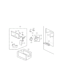 Dispenser Parts parts for Kenmore Refrigerator 795.70323312 (79570323312, 795 70323312) from AppliancePartsPros.com