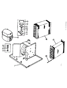 Unit Parts parts for Kenmore Heat Pump System 253.72190 (25372190, 253 72190) from AppliancePartsPros.com