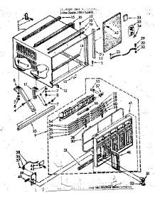 Cabinet Parts parts for Kenmore Heat Pump System 253.8752070 (2538752070, 253 8752070) from AppliancePartsPros.com
