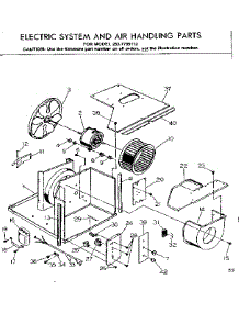 Electrical System & Air Handling Parts parts for Kenmore Heat Pump System 253.7795112 (2537795112, 253 7795112) from AppliancePartsPros.com