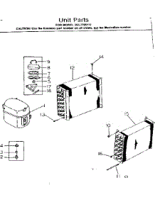 Unit Parts parts for Kenmore Heat Pump System 253.7795112 (2537795112, 253 7795112) from AppliancePartsPros.com