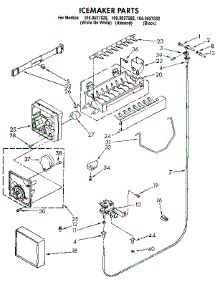 Icemaker parts for Kenmore Refrigerator 106.9537682 (1069537682, 106 9537682) from AppliancePartsPros.com