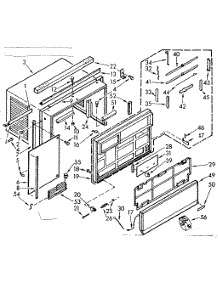 Cabinet Parts parts for Kenmore Heat Pump System 106.71210 (10671210, 106 71210) from AppliancePartsPros.com
