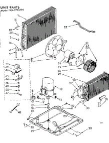 Unit Parts parts for Kenmore Heat Pump System 106.7762190 (1067762190, 106 7762190) from AppliancePartsPros.com