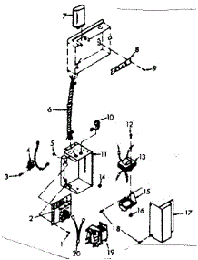 Wiring Center parts for Kenmore Furnace 867.763540 (867763540, 867 763540) from AppliancePartsPros.com