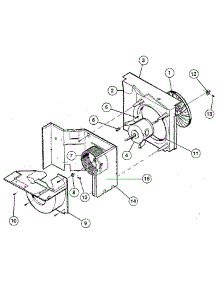 Fan parts for Kenmore Heat Pump System 253.8710890 (2538710890, 253 8710890) from AppliancePartsPros.com