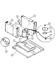Compressor parts for Kenmore Heat Pump System 253.8710890 (2538710890, 253 8710890) from AppliancePartsPros.com