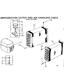 Refrigeration System And Air Handling Parts parts for Kenmore Heat Pump System 253.7782440 (2537782440, 253 7782440) from AppliancePartsPros.com