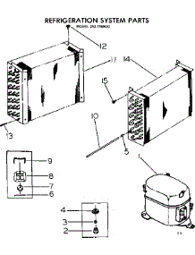 Refrigeration System Parts parts for Kenmore Heat Pump System 253.7760620 (2537760620, 253 7760620) from AppliancePartsPros.com