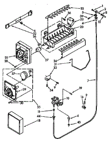Icemaker Parts parts for Kenmore Refrigerator 106.9545780 (1069545780, 106 9545780) from AppliancePartsPros.com