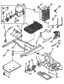 Unit Parts parts for Kenmore Refrigerator 106.9545780 (1069545780, 106 9545780) from AppliancePartsPros.com
