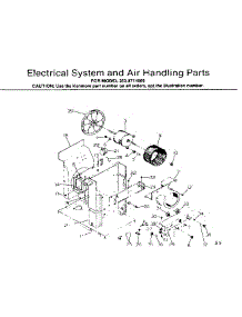 Electrical System & Air Handling Parts parts for Kenmore Heat Pump System 253.8711066 (2538711066, 253 8711066) from AppliancePartsPros.com