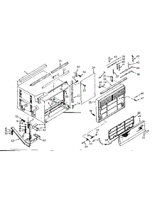Cabinet Parts parts for Kenmore Heat Pump System 106.70900 (10670900, 106 70900) from AppliancePartsPros.com