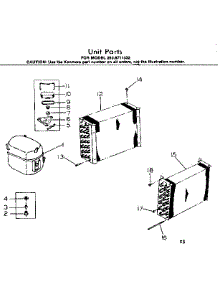 Unit Parts parts for Kenmore Heat Pump System 253.8711332 (2538711332, 253 8711332) from AppliancePartsPros.com