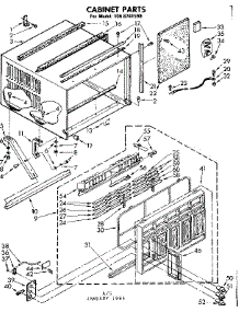 Cabinet Parts parts for Kenmore Heat Pump System 106.8741590 (1068741590, 106 8741590) from AppliancePartsPros.com