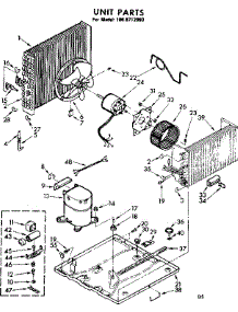 Unit Parts parts for Kenmore Heat Pump System 106.8712090 (1068712090, 106 8712090) from AppliancePartsPros.com