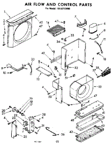 Air Flow And Control Parts parts for Kenmore Heat Pump System 106.8712090 (1068712090, 106 8712090) from AppliancePartsPros.com