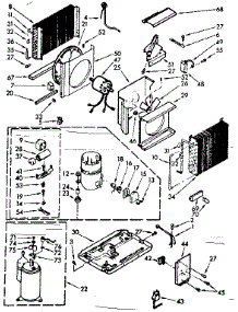 Unit Parts parts for Kenmore Heat Pump System 106.73021 (10673021, 106 73021) from AppliancePartsPros.com