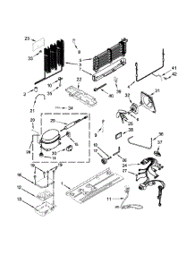 Unit Parts parts for Kenmore Refrigerator 596.73009510 (59673009510, 596 73009510) from AppliancePartsPros.com