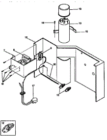 Control Panel parts for Kenmore Heat Pump System 253.9750554 (2539750554, 253 9750554) from AppliancePartsPros.com