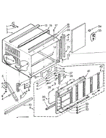 Cabinet parts for Kenmore Heat Pump System 106.741490 (106741490, 106 741490) from AppliancePartsPros.com