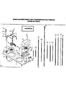 Electrical parts for Kenmore Furnace 867.736737 (867736737, 867 736737) from AppliancePartsPros.com