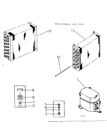 Refrigeration System Parts parts for Kenmore Heat Pump System 253.71240 (25371240, 253 71240) from AppliancePartsPros.com