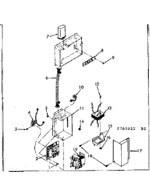 Wiring Center parts for Kenmore Furnace 867.765922 (867765922, 867 765922) from AppliancePartsPros.com