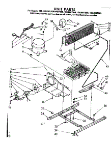 Unit Parts parts for Kenmore Refrigerator 106.8607940 (1068607940, 106 8607940) from AppliancePartsPros.com
