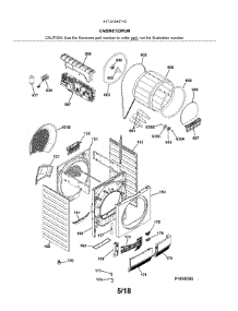 Cabinet / Drum parts for Kenmore Dryer 417.81942710 (41781942710, 417 81942710) from AppliancePartsPros.com