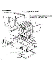 Furnace Body parts for Kenmore Furnace 867.761141 (867761141, 867 761141) from AppliancePartsPros.com