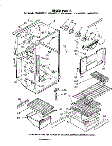 Liner Parts parts for Kenmore Refrigerator 106.8607925 (1068607925, 106 8607925) from AppliancePartsPros.com