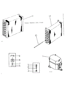 Refrigeration System parts for Kenmore Heat Pump System 253.71440 (25371440, 253 71440) from AppliancePartsPros.com