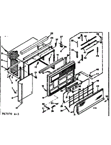 Cabinet Parts parts for Kenmore Heat Pump System 106.67070 (10667070, 106 67070) from AppliancePartsPros.com