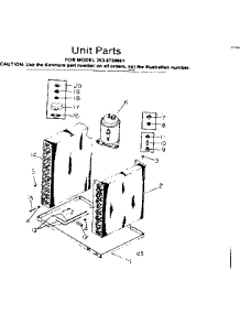Unit Parts parts for Kenmore Heat Pump System 253.8730861 (2538730861, 253 8730861) from AppliancePartsPros.com