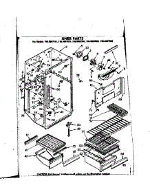 Liner Parts parts for Kenmore Refrigerator 106.8607983 (1068607983, 106 8607983) from AppliancePartsPros.com
