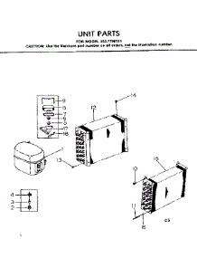 Unit Parts parts for Kenmore Heat Pump System 253.7796111 (2537796111, 253 7796111) from AppliancePartsPros.com