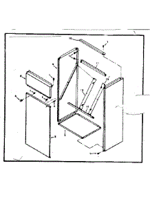 Return Air Cabinet parts for Kenmore Furnace 867.762241 (867762241, 867 762241) from AppliancePartsPros.com