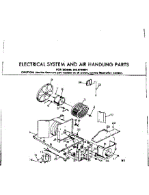 Electrical System & Air Handling Parts parts for Kenmore Heat Pump System 253.8710891 (2538710891, 253 8710891) from AppliancePartsPros.com