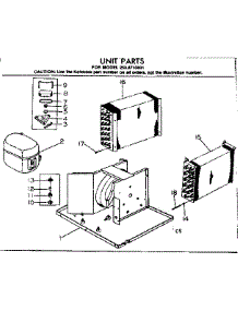 Unit Parts parts for Kenmore Heat Pump System 253.8710891 (2538710891, 253 8710891) from AppliancePartsPros.com