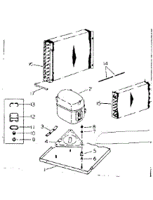 Unit Parts parts for Kenmore Heat Pump System 253.70092 (25370092, 253 70092) from AppliancePartsPros.com