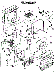 Air Flow Parts parts for Kenmore Heat Pump System 106.8701841 (1068701841, 106 8701841) from AppliancePartsPros.com