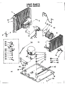 Unit Parts parts for Kenmore Heat Pump System 106.8701841 (1068701841, 106 8701841) from AppliancePartsPros.com